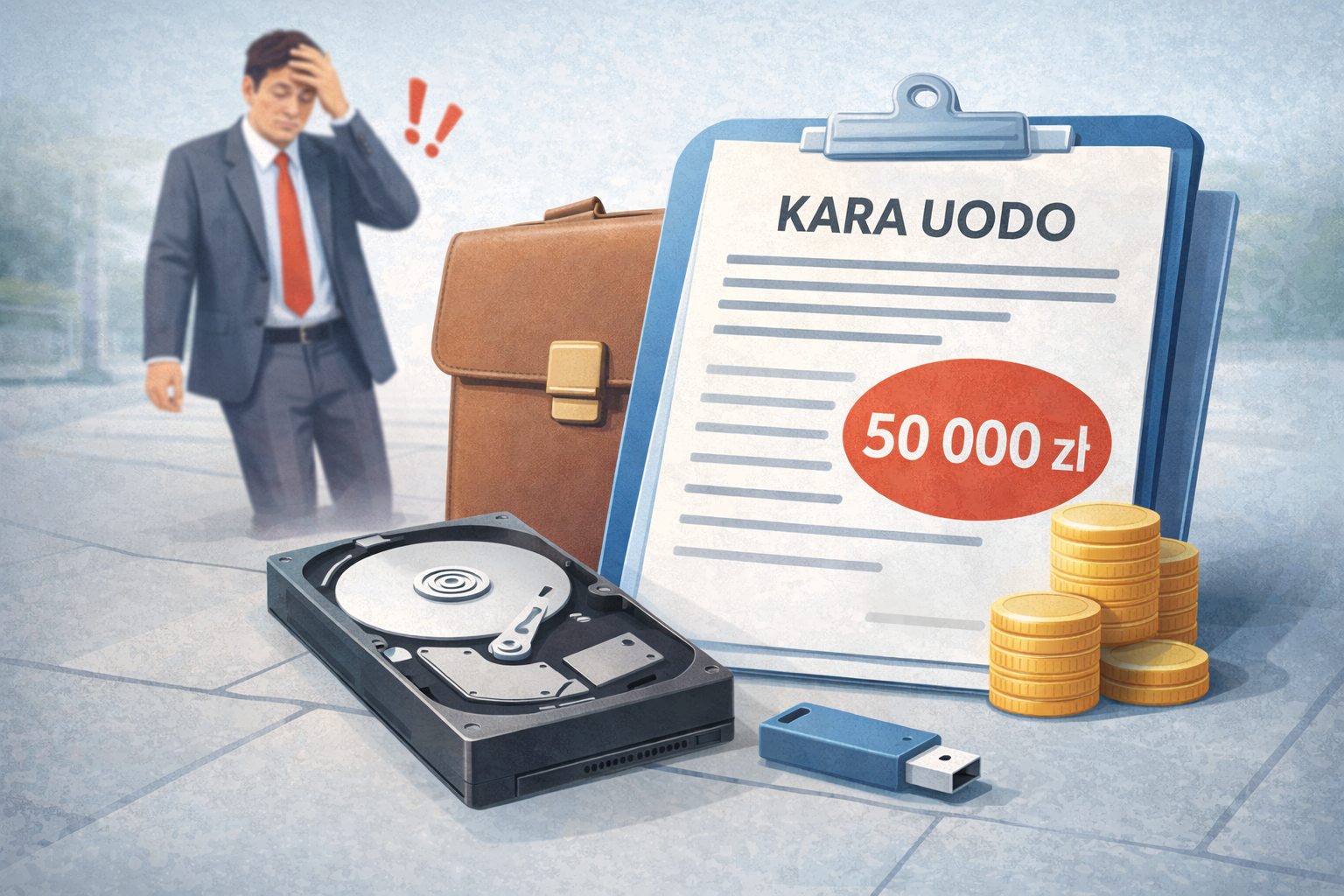 Kara 20 000 zł za pendrive. Czego uczy decyzja Prezesa UODO?